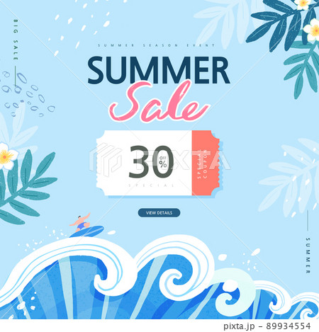 海 波 サーフィン 89934554