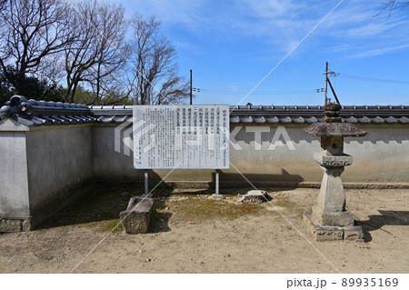 播磨「三木城」近くの竹中半兵衛の墓 播磨「三木城」近くの竹中半兵衛の墓 89935169