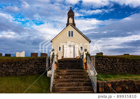 The Wooden Church on Southern Coast of Iceland, called Strandarkirkja 89935810