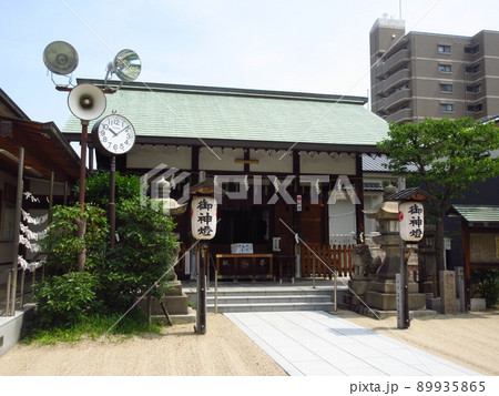 大阪市都島区都島本通にある都島神社の拝殿 89935865