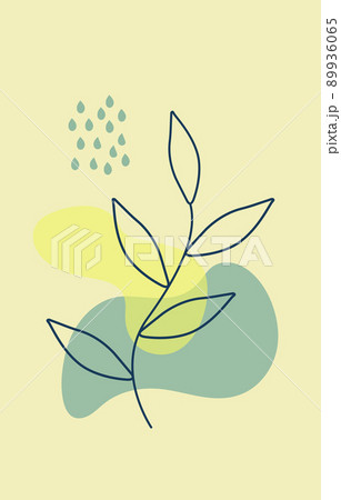 paints in boho style. Abstract watercolor geometric shapes of balance, plants, nature, sun ,moon. Design for cover, social networks, decor. Trendy colors paints in boho style. Abstract watercolor geometric shapes of balance, plants, nature, sun ,moon. Design for cover, social networks, decor. Trendy colors 89936065