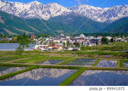 残雪のアルプス 89941072