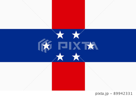 Netherlands Antilles background illustration blue red stripe white stars Netherlands Antilles background illustration blue red stripe white stars 89942331