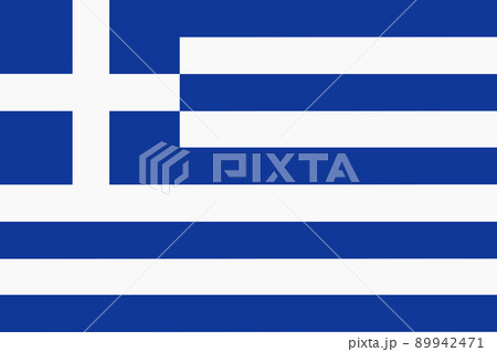 Greece flag background illustration large file blue white stripes cross 89942471