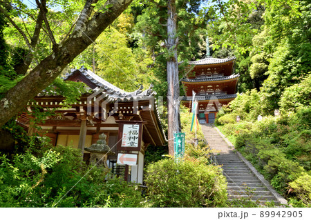 松尾寺(三重塔・行者堂)　【奈良県大和郡山市】 89942905