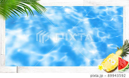 トロピカルな背景素材 89943592