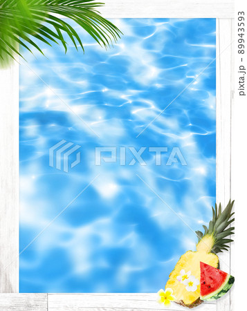トロピカルな背景素材 89943593