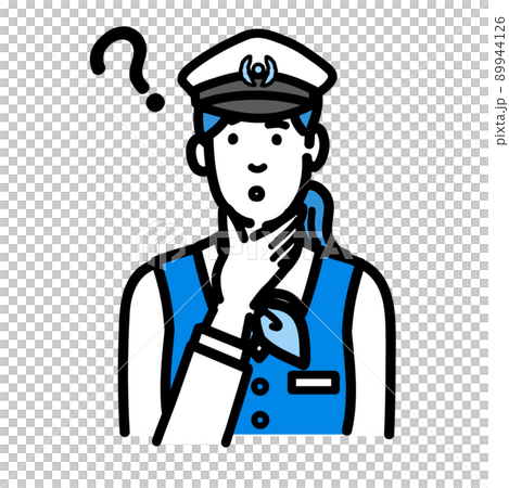 A driver woman thinking with her hand on her chin 89944126