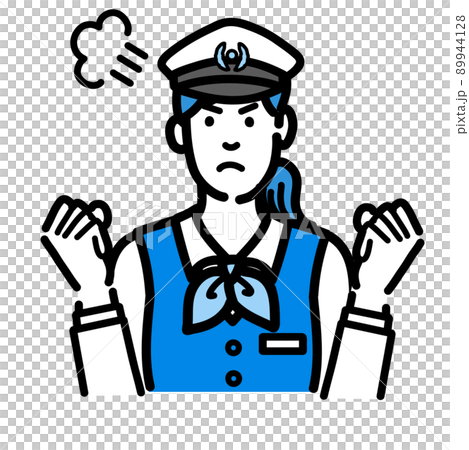 Angry driver woman Angry driver woman 89944128