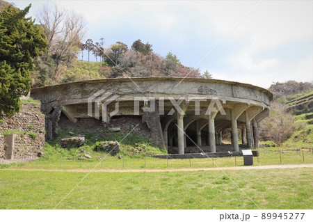 佐渡金山の北沢浮遊選鉱場　産業遺産　シックナー　佐渡島　新潟県 89945277