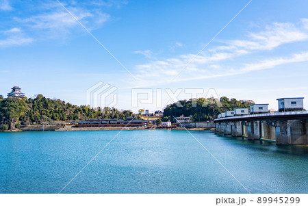 愛知・犬山城下の風景 89945299