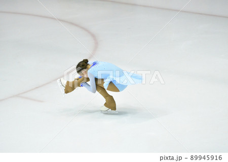 Girl figure skater Girl figure skater 89945916