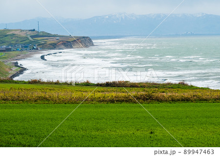 日本海オロロンラインから見た日本海風景 日本海オロロンラインから見た日本海風景 89947463
