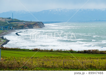 日本海オロロンラインから見た日本海風景 日本海オロロンラインから見た日本海風景 89947466