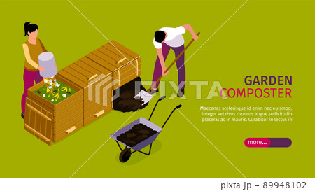 Garden Composter Horizontal Banner 89948102