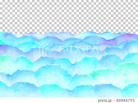 用水彩筆描繪大海 用水彩筆描繪大海 89948755