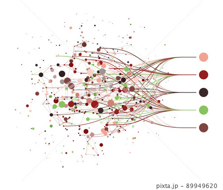 Abstractly arranged colored dots . Abstractly arranged colored dots . 89949620