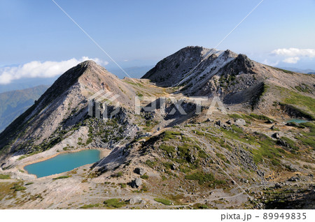 白山大汝峰から翠ヶ池・剣ヶ峰・御前峰　 89949835