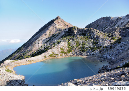 白山大汝峰から翠ヶ池・剣ヶ峰・御前峰　 89949836