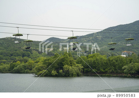 風景 湖 ソウル大公園 89950583