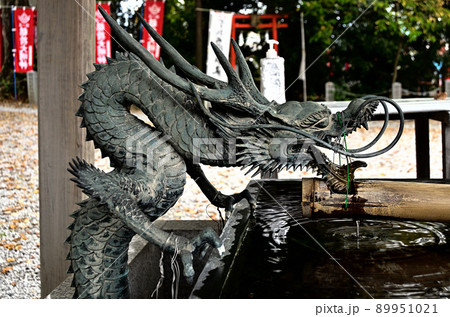埼玉県秩父市今宮神社 手水舎の龍 埼玉県秩父市今宮神社 手水舎の龍 89951021
