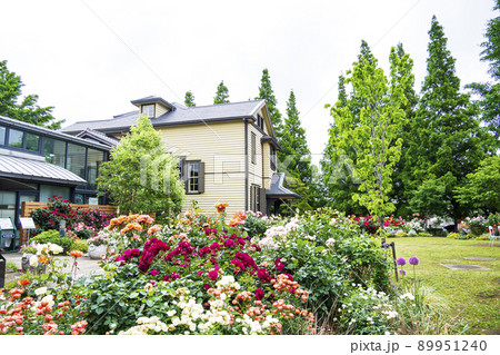 異国情緒溢れる神奈川県横浜市中区山手の外交官の館洋館 89951240