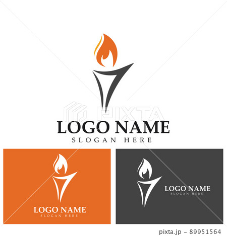 torch icon. Vector image for logos  websites  applications and thematic design 89951564