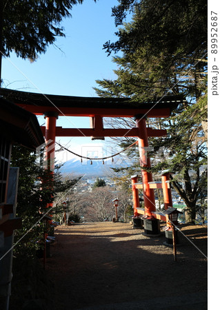 神社　鳥居　富士浅間神社 89952687