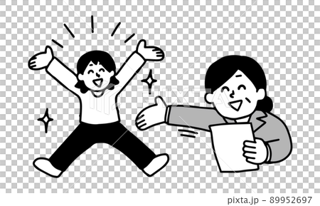 スーツ女性に推薦・採用・選ばれる私服女性(シンプル) スーツ女性に推薦・採用・選ばれる私服女性(シンプル) 89952697
