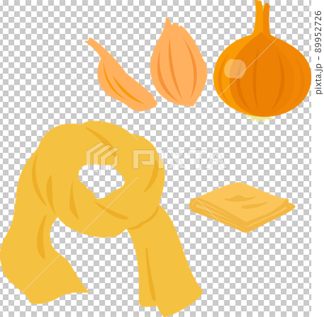 玉ねぎの皮の草木染め 89952726