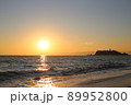 鎌倉・江ノ島の夕日 89952800