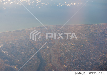 Southern Japan from the air 89953449