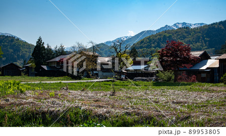 春の白川郷 89953805