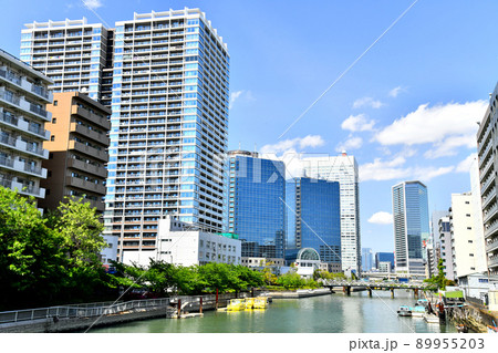 浦島橋/芝浦運河より浜松町方面を望む(東京都港区)【2022.4】 浦島橋/芝浦運河より浜松町方面を望む(東京都港区)【2022.4】 89955203