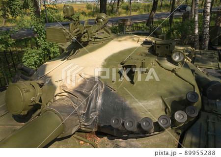 ロシア軍T-72A戦車の砲塔上面 ロシア軍T-72A戦車の砲塔上面 89955288