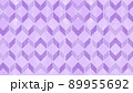 紫色の四角形のnシームレスパターンのイラスト 89955692