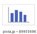 棒グラフのイメージイラスト 89955696