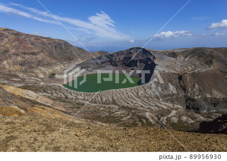蔵王　蔵王山　お釜 　東北　山形　宮城　宮城蔵王　山形蔵王 　御釜 89956930