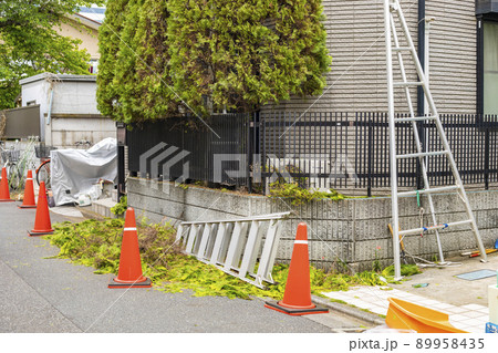 庭木・剪定・伐採をする職人 庭木・剪定・伐採をする職人 89958435