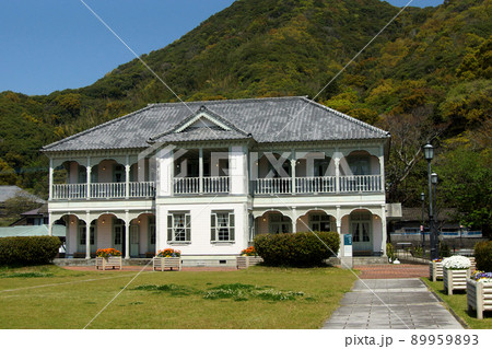 熊本県宇城市の世界文化遺産　三角西港  「浦島屋」 89959893