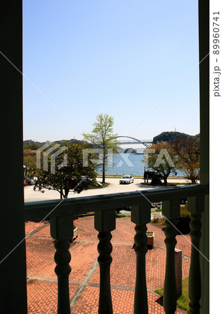 熊本県宇城市の世界文化遺産　三角西港  「浦島屋」 89960741