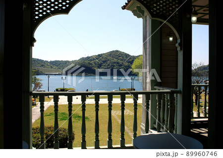 熊本県宇城市の世界文化遺産　三角西港  「浦島屋」 89960746