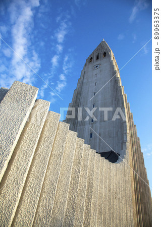 Hallgrimskirkja Church in Reykjavik. Iceland. Travel. Architecture and famous cities of Europe Hallgrimskirkja Church in Reykjavik. Iceland. Travel. Architecture and famous cities of Europe 89963375