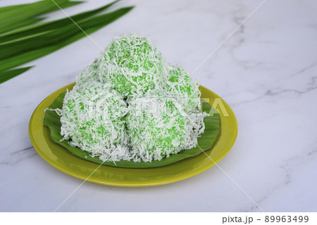 Malaysia popular assorted sweet dessert with coconut known as klepon. Malaysia popular assorted sweet dessert with coconut known as klepon. 89963499