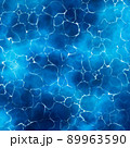 Rippled deep blue water 89963590