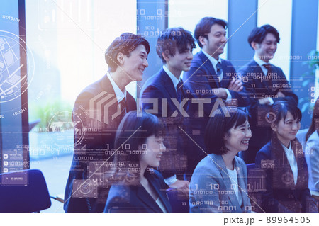 ビジネスシーン　スリーズ 89964505