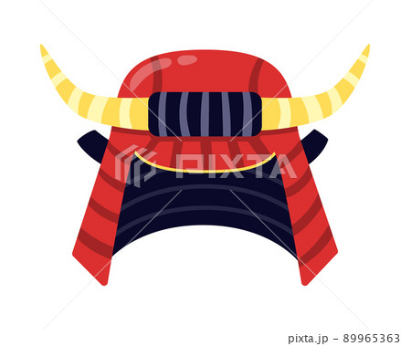 Japanese Warriors Helmet Composition 89965363