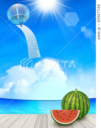 夏のイメージ背景素材 夏のイメージ背景素材 89967588