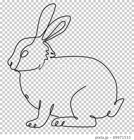 兔子一筆劃線圖解 兔子一筆劃線圖解 89971533