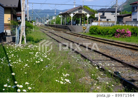昭和の駅風景（武州中川） 89971564
